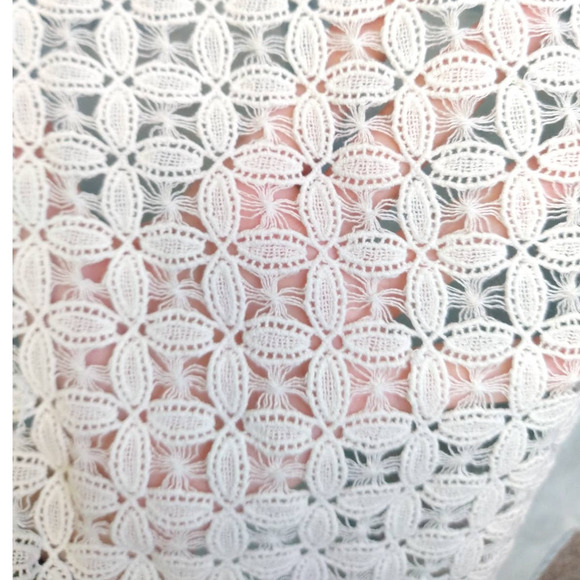 Chico's size 0 (Small) button down lace back top - Picture 4 of 8